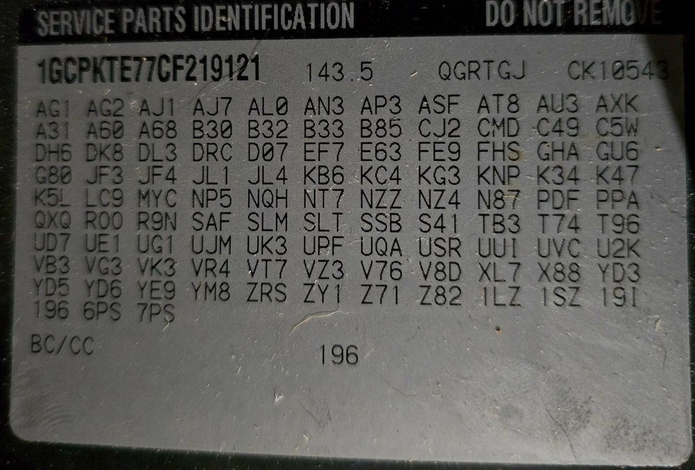 SILVRDO15 2012 Dash Bezel 635304