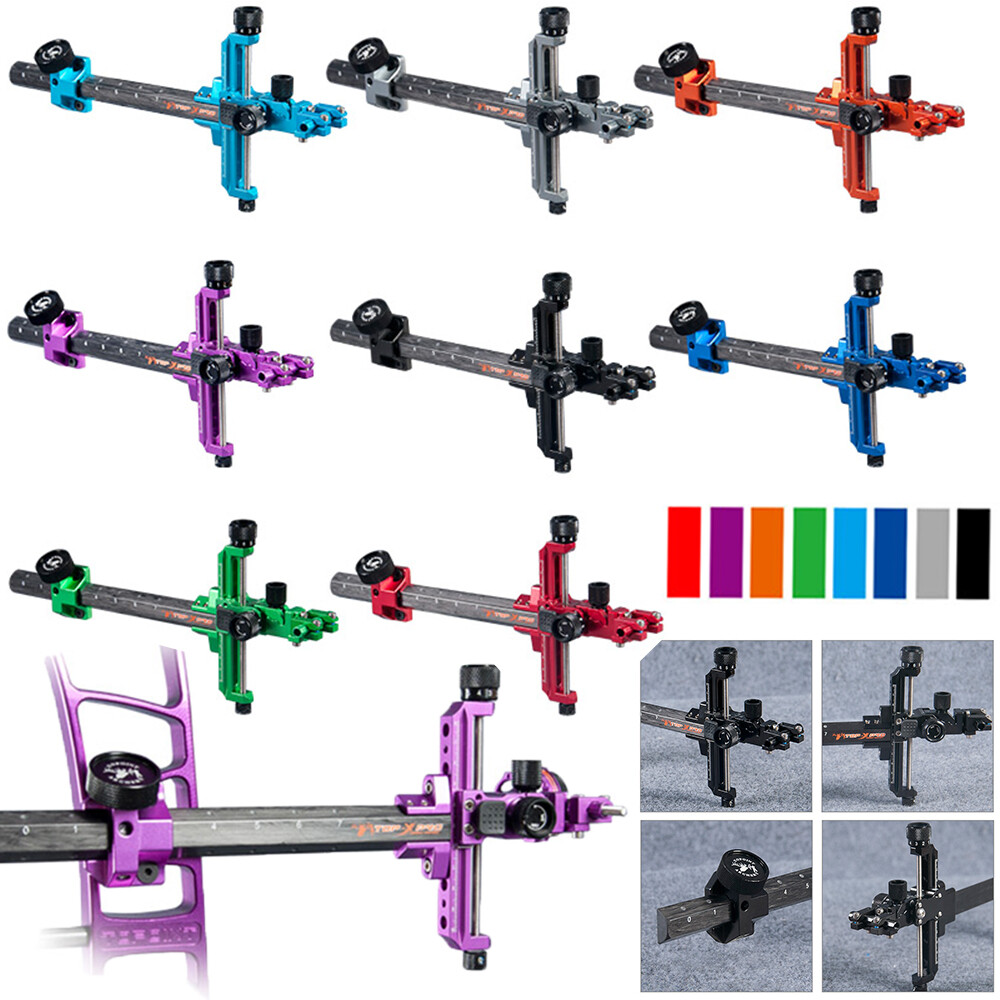 Carbon Compound Bow Sight Adjustable Archery Competition Target Hunting RH LH