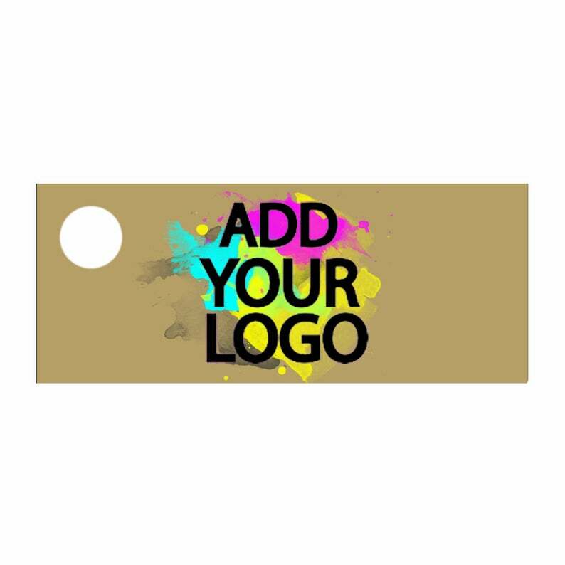 200 Custom Printed Rectangular Tags Printed Tags Pricing Business Clothing Tags