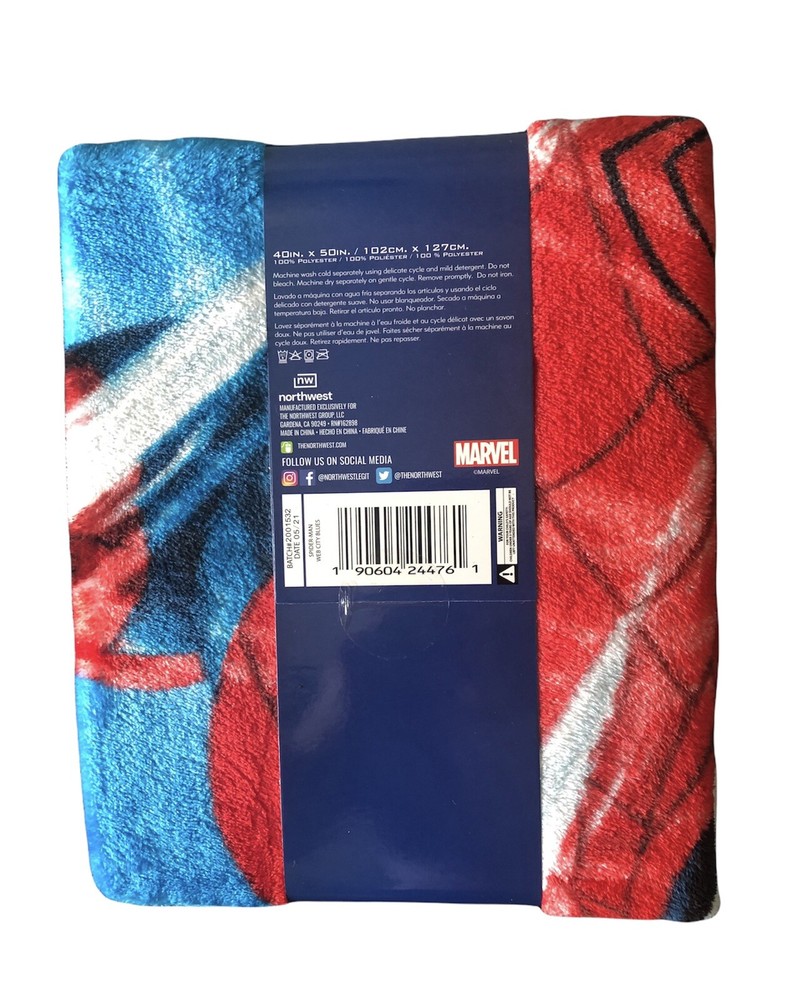 Marvel Spider-Man Silky Soft Throw 40'x50' ($)