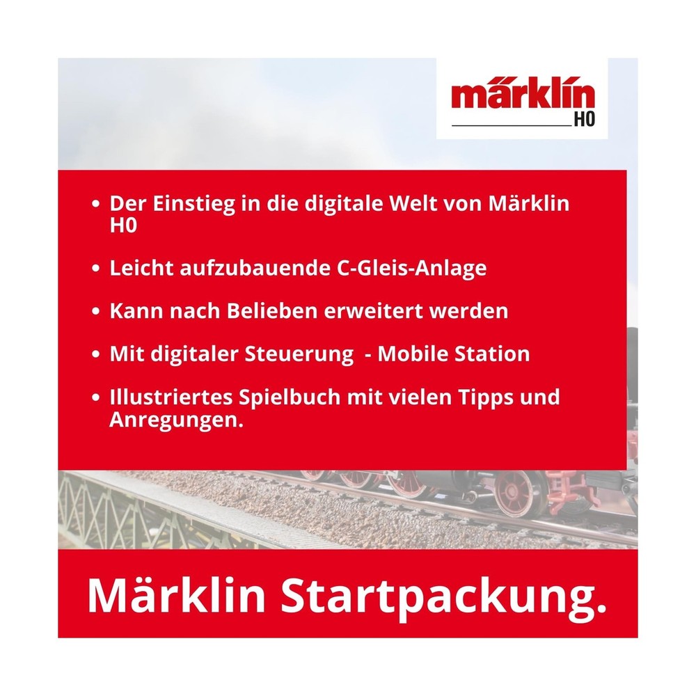 Mrklin HO-scale Train Set, Multi-Colour, HO Gauge, 1:87 Scale, Digital Starte...