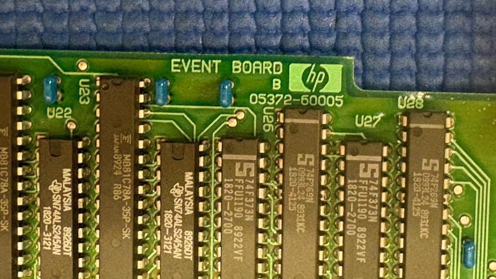 HP 05372-60005 EVENT BOARD FROM HP 5372A TEST UNIT