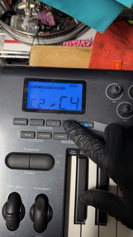 M-Audio Axiom 25 USB MIDI Keyboard Controller Partially Tested