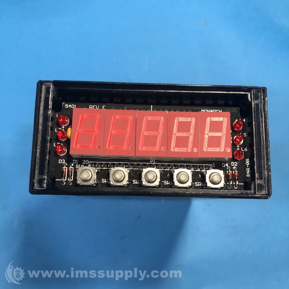 Monarch Instruments ACT-3 24 VAC Digital Tachometer Panel Meter 0470