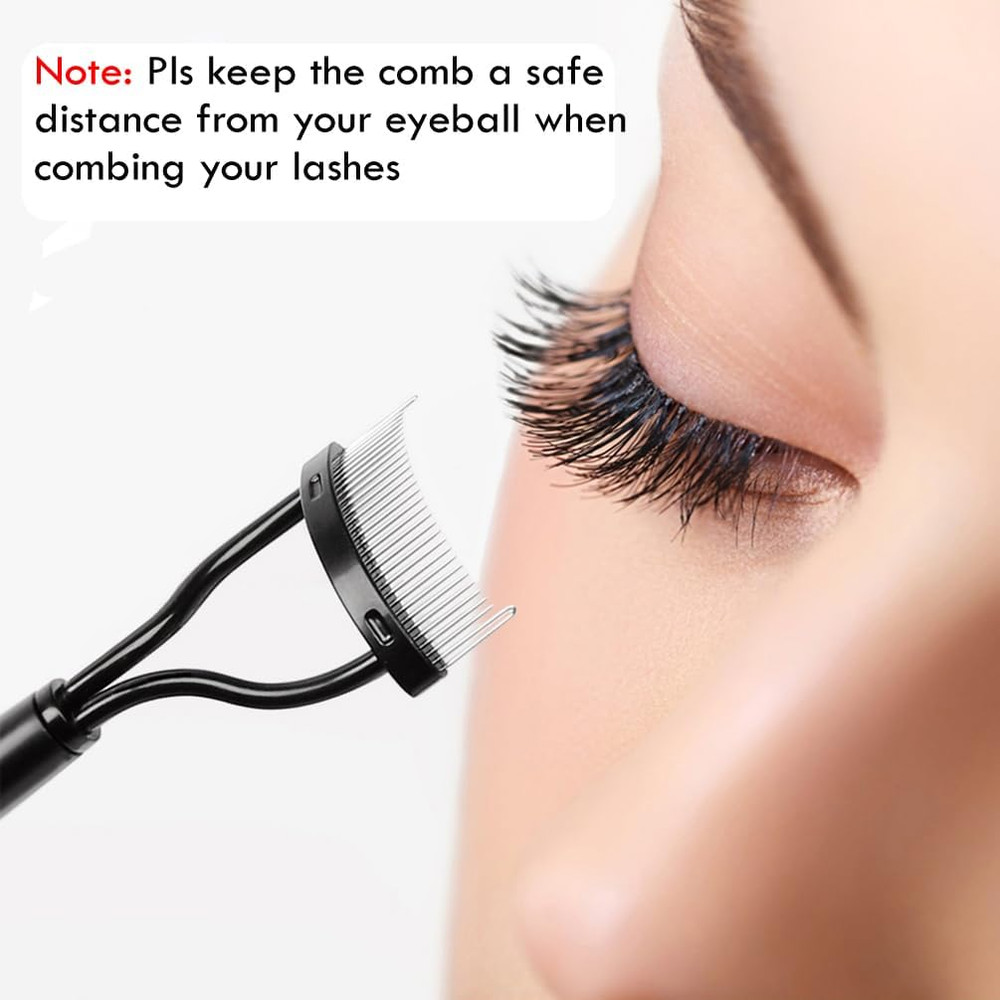 Eyelash Comb Separator, Eye Lash Separator Eyelash Definer Mascara Comb Applicat