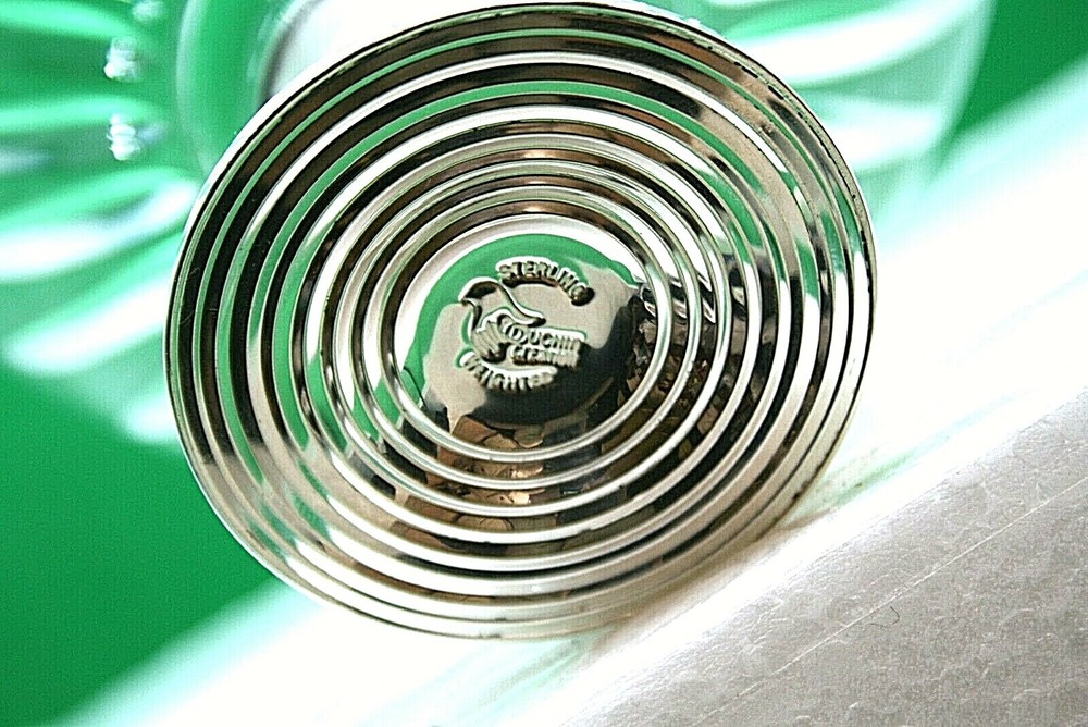 Sterling and Crystal Candy Dish By Duchin Creation