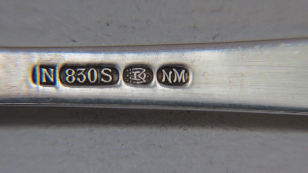 Anitra Solid small Pastry Spoon by Magnus Aase 830 Silver Norway
