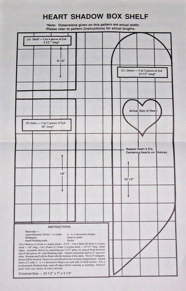 Heart Shadow Box Shelf ©2002