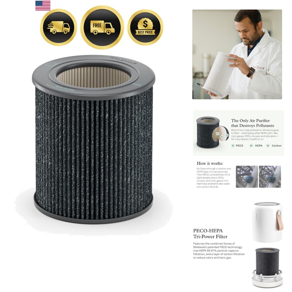Mini/Mini+ Air Filter - Authentic Air Purifier Filter Replacement - PECO-HEPA...