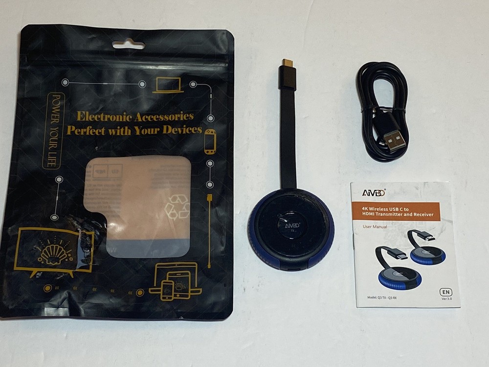 AIMIBO Wireless HDMI Transmitter TX Blue - Scratched