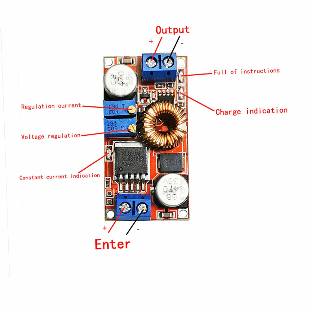 5A DC to DC CC CV Lithium Battery Step down Charging Board