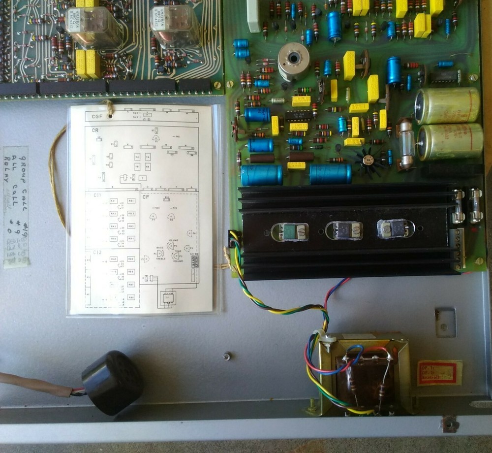 Stentofon Intercom System - Relay Panel/Stations/Pwr Supply - Vintage Audio