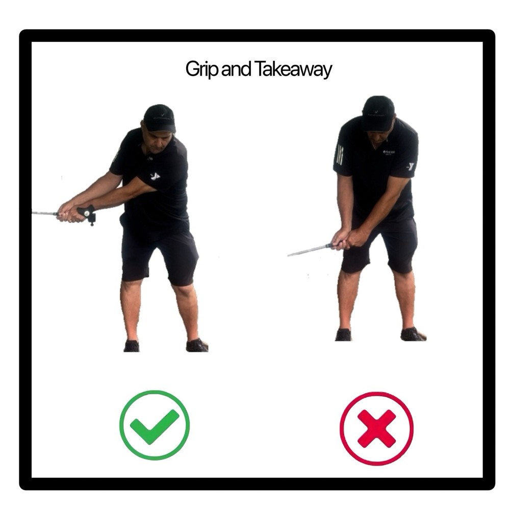 ZoneGrip - golf training aids swing Grip Aid -