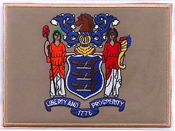 NEW JERSEY  Willabee & Ward STATE FLAG PATCH United States Collection PATCH ONLY