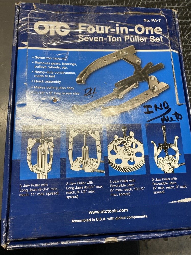 OTC PA7 7 Ton Multi Style Puller Set