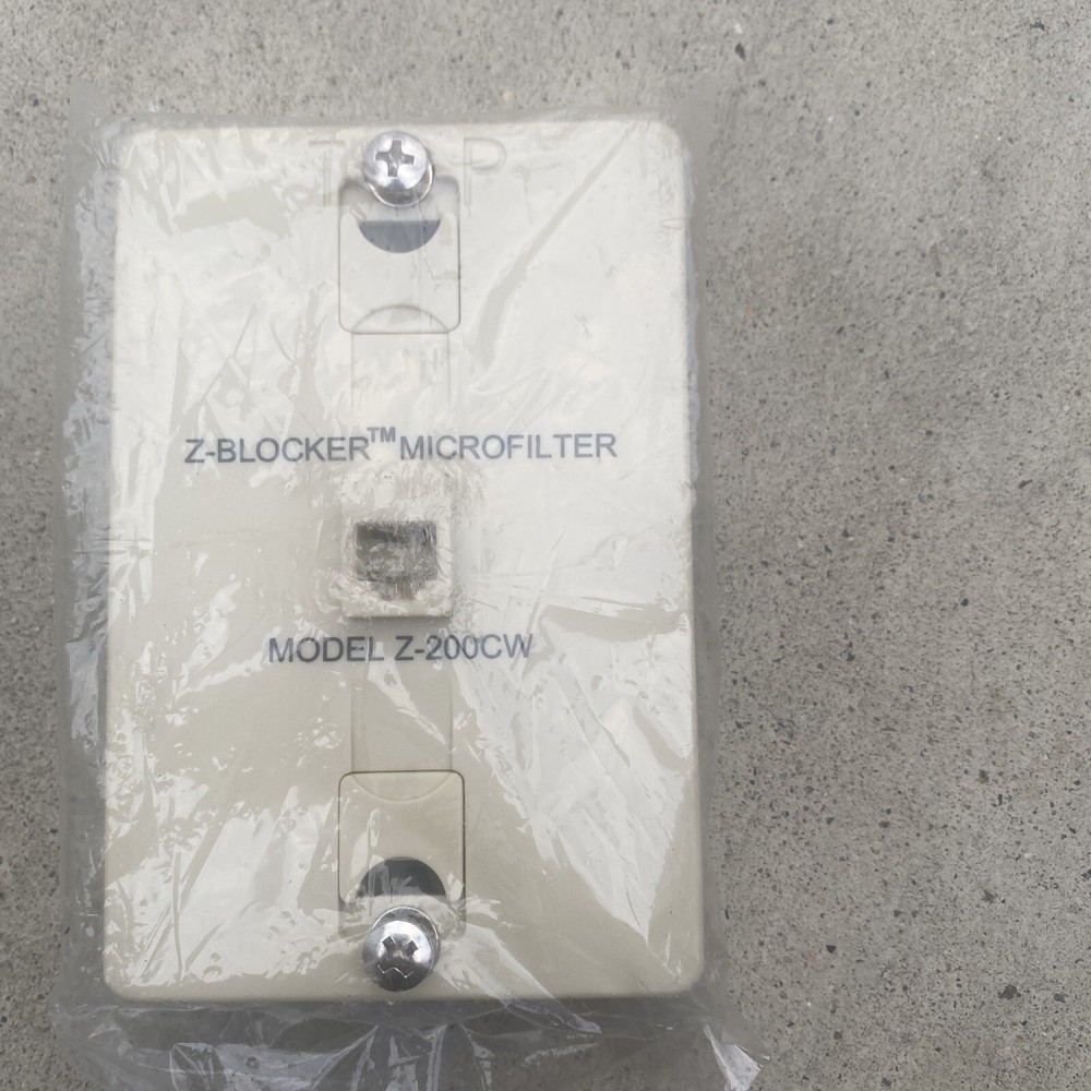 Excelsus Technologies Z-Blocker Microfilter Model Z-200CW DSL Filter New Sealed