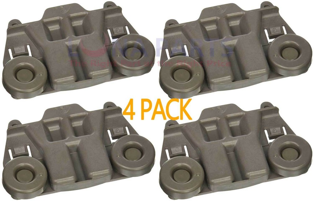 KitchenAid KDTE104ESS1 Dishwasher Lower Dishrack Wheels (4 Pack)