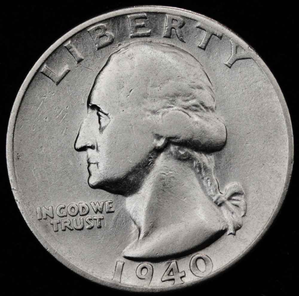 1940-d Washington Quarter.  High Grade. (Inventory A)