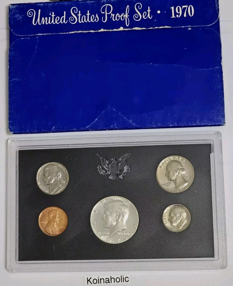 1970 S SILVER Proof Set, OGP Packaging, Clean Box, Pulled From Storage, Fast 🚢