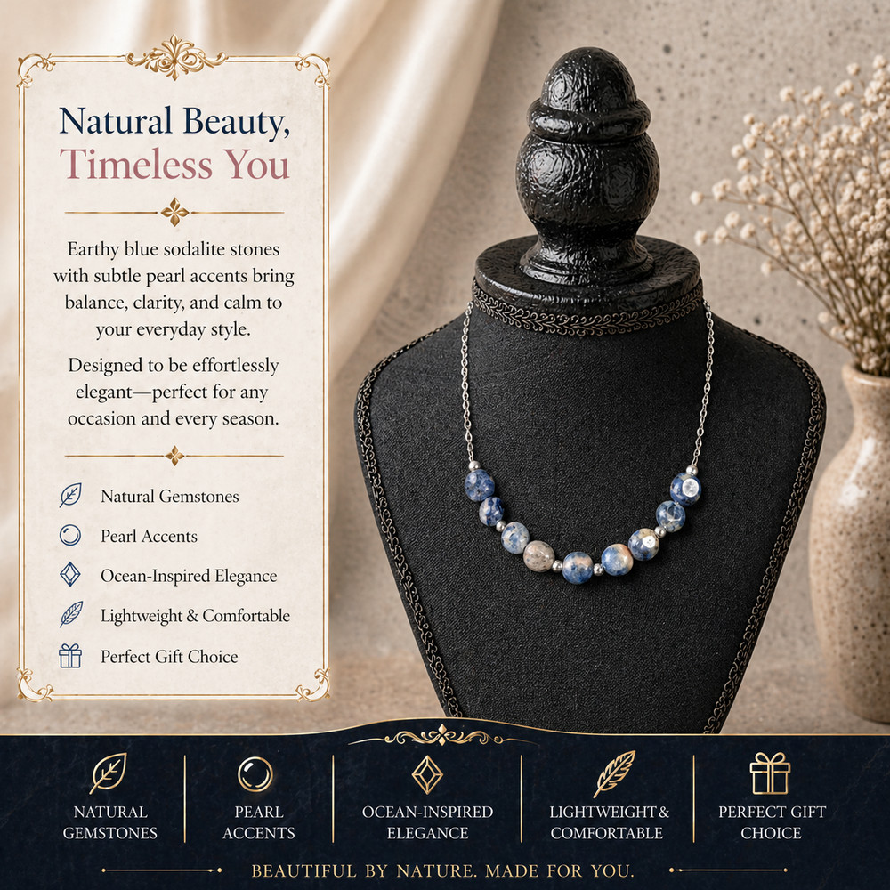 Stately Moon Necklace