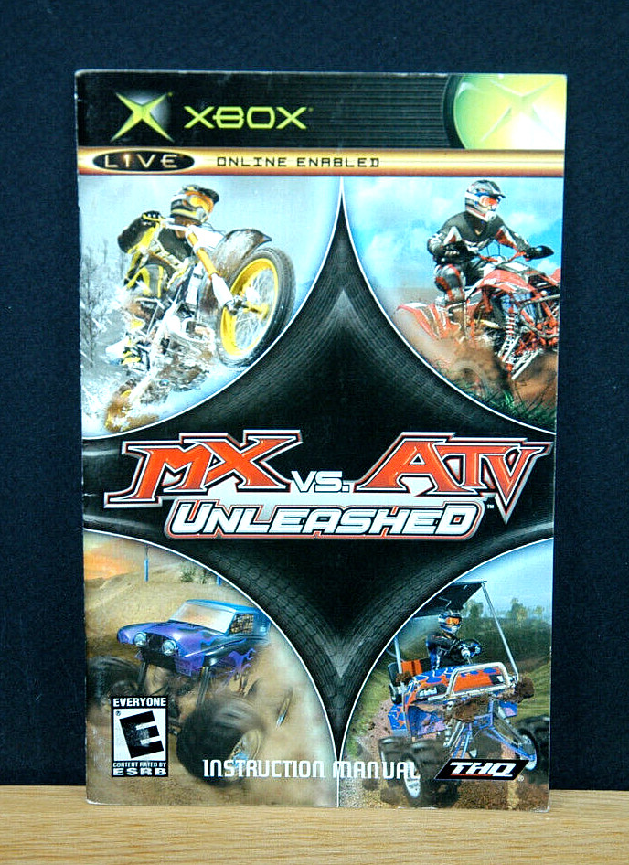 MX vs ATV Unleashed - Xbox  - Manual Only