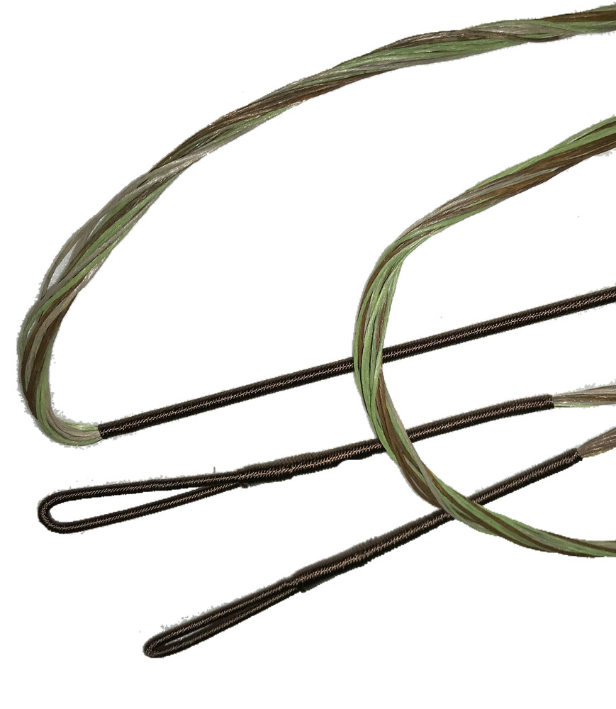 B-50 CAMO 14 STRAND RECURVE BOWSTRING BOW STRING ARCHERY - ACTUAL LENGTH STRING