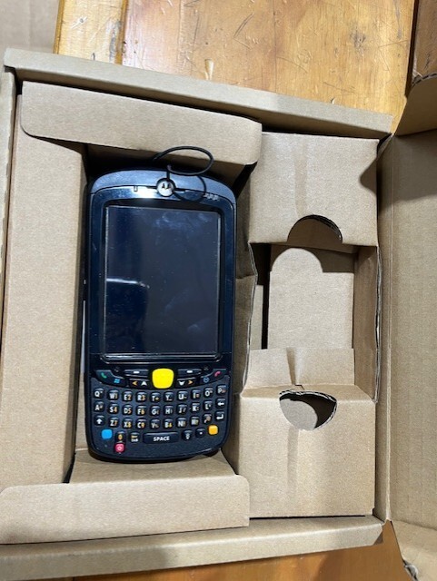 MC55A0 Handheld Barcode Scanner - WITH charger and power cable!