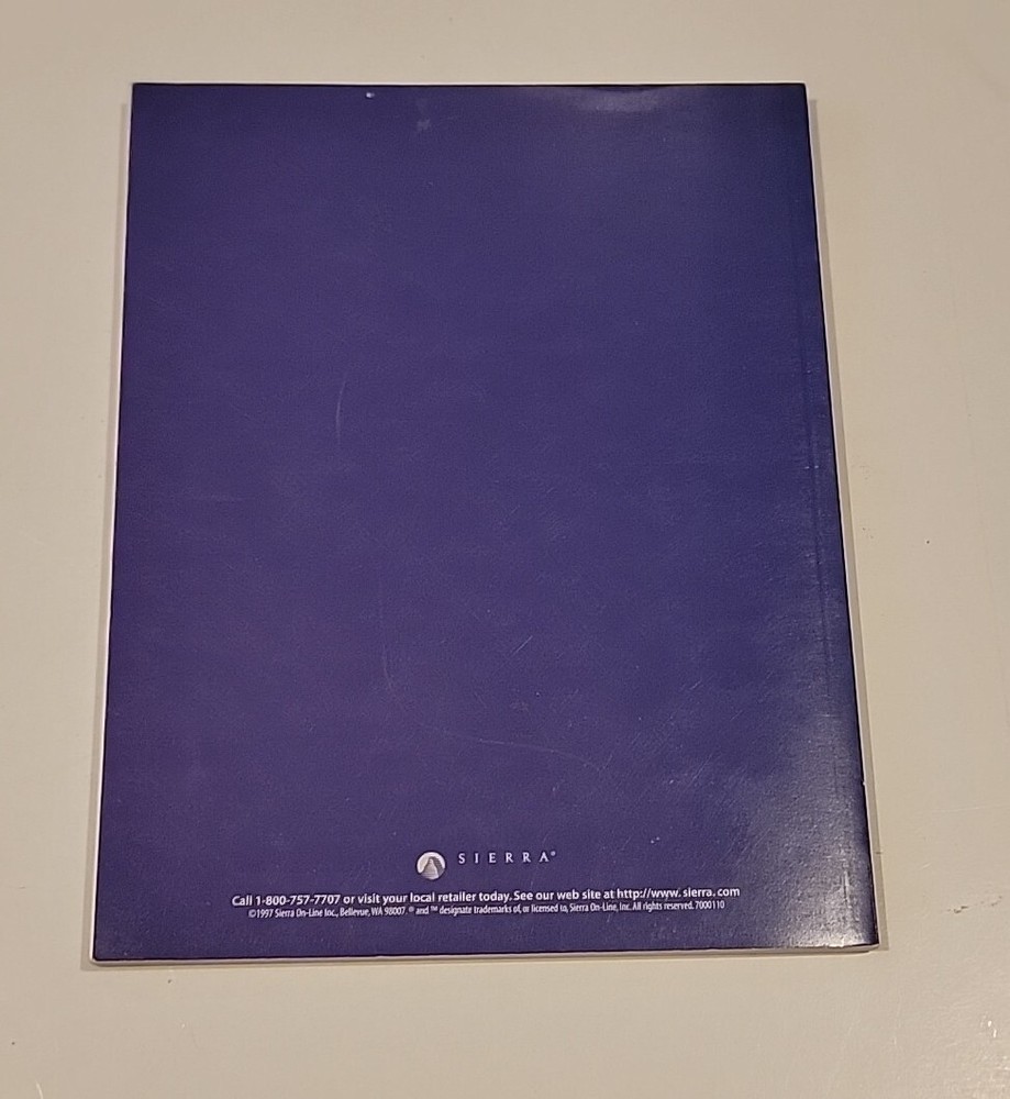 Sierra Complete Home User Manual Guide Books 1997