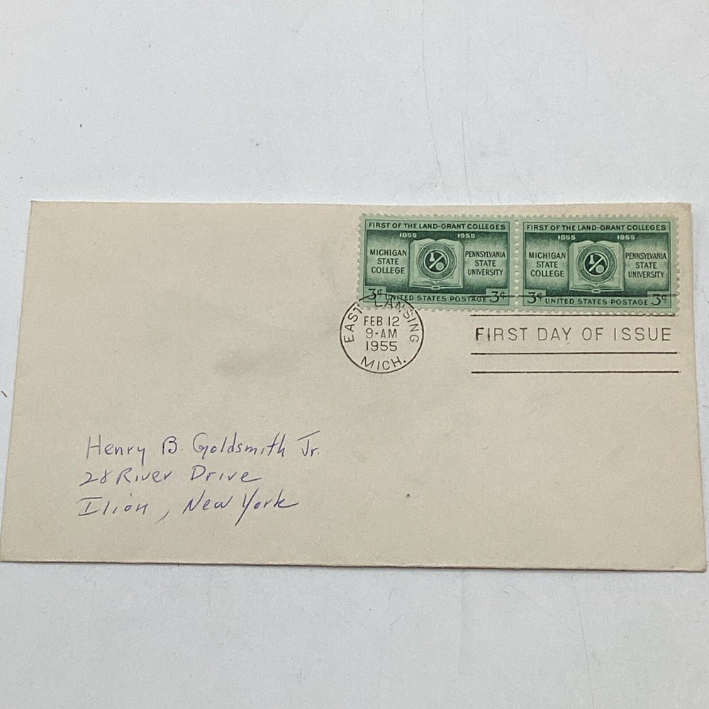 (4)1950’s Assorted Postal Card & Envelope 3¢ Denominative Stamps First Day Issue