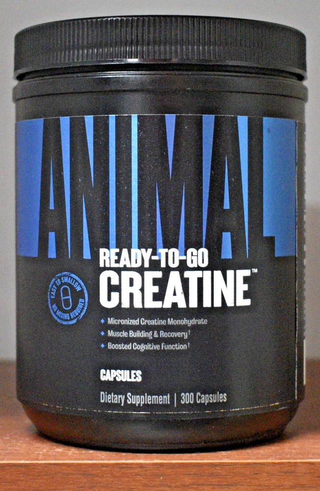 Animal Creatine 300 Capsules Micronized Monohydrate 150 Servings