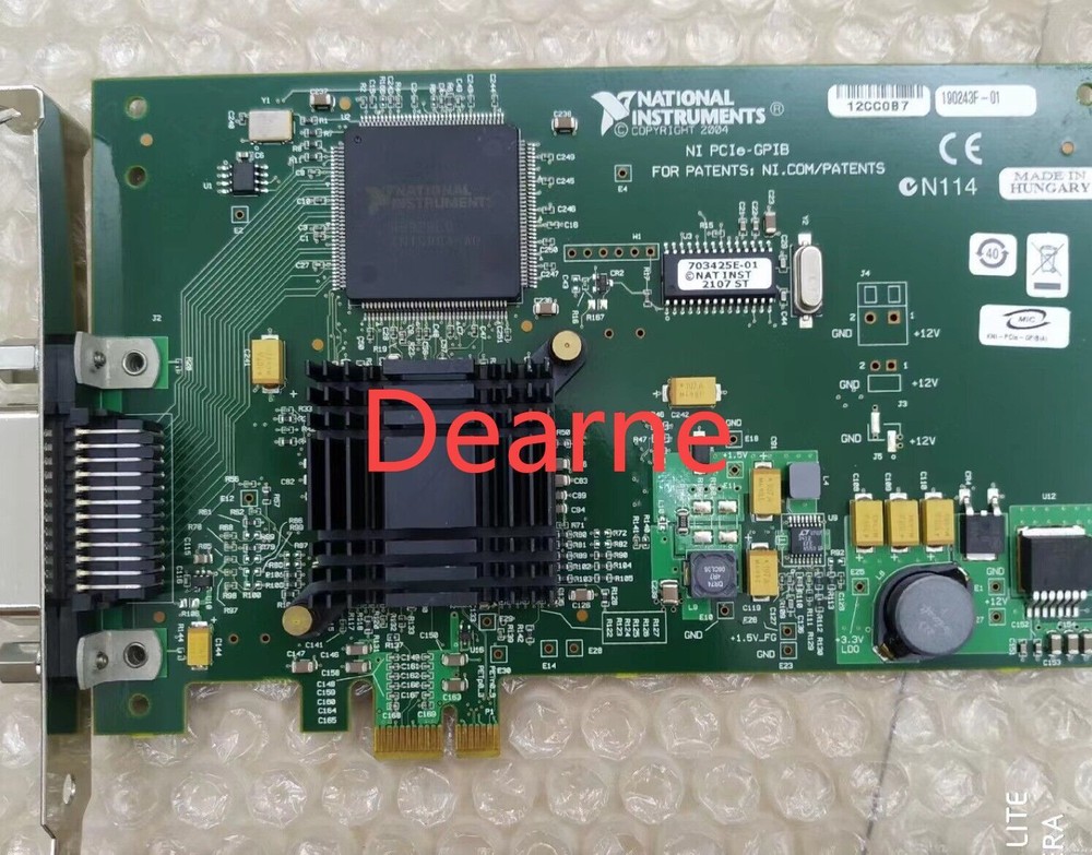 National Instruments NI PCIe-GPIB Card board 190243F-01
