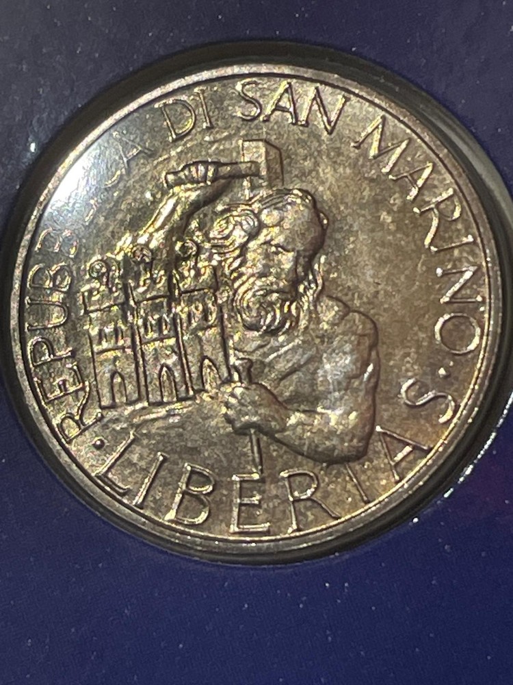 Coin San Marino 100 Lire 1994 Stoneworking BU