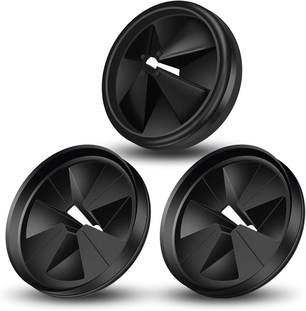 3 Pack Garbage Disposal Splash Guard - Sink Baffle 3 3/8" QCB-AM for InSinkErato
