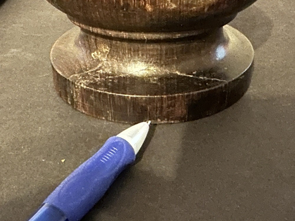 19th Century Solid Rosewood Feet Legs