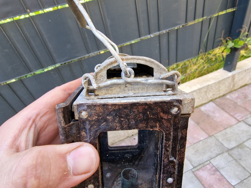 WW2 Original German Carbide Bakelite Lantern From The German Bunker.