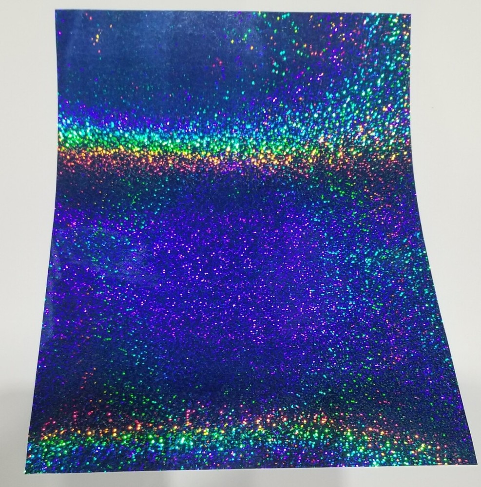 Sky Blue Sequins Sign Vinyl 24" x 10 ft
