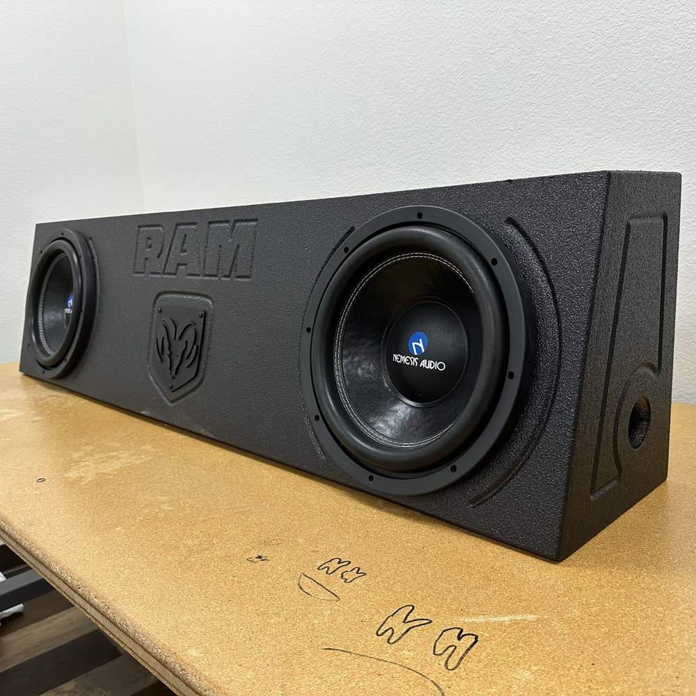 2002-2021 Dodge Ram Single Cab Sub Box 2x12” Ported Subwoofer Enclosure