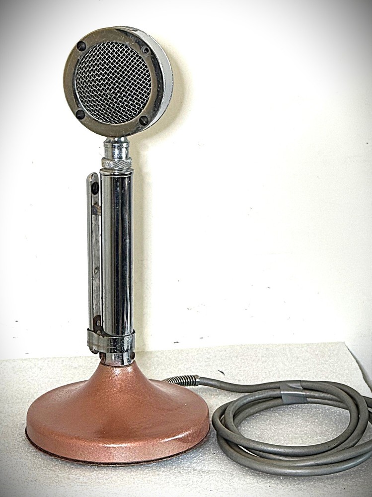 Vintage 1960's Astatic D-104 Dynamic Microphone-modified, working great (d9)