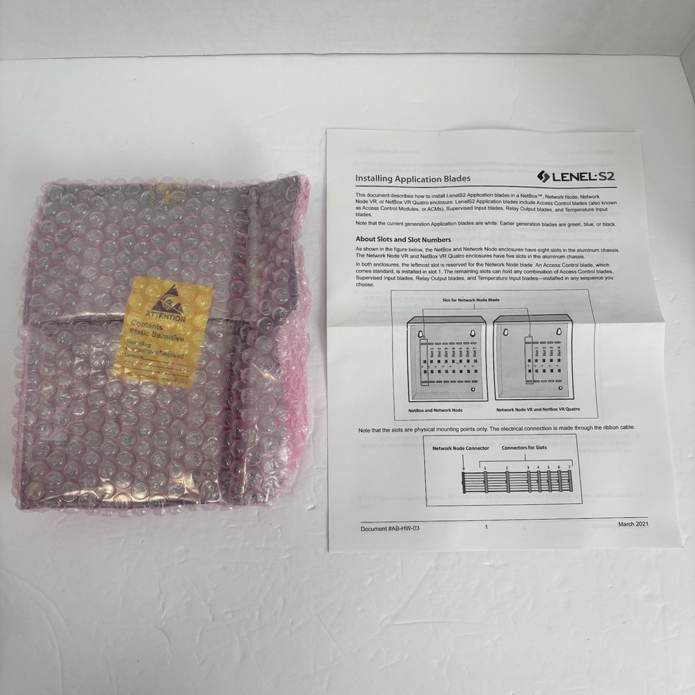 NEW Lenel S2 INP Input Blade S2-INP - Open Box