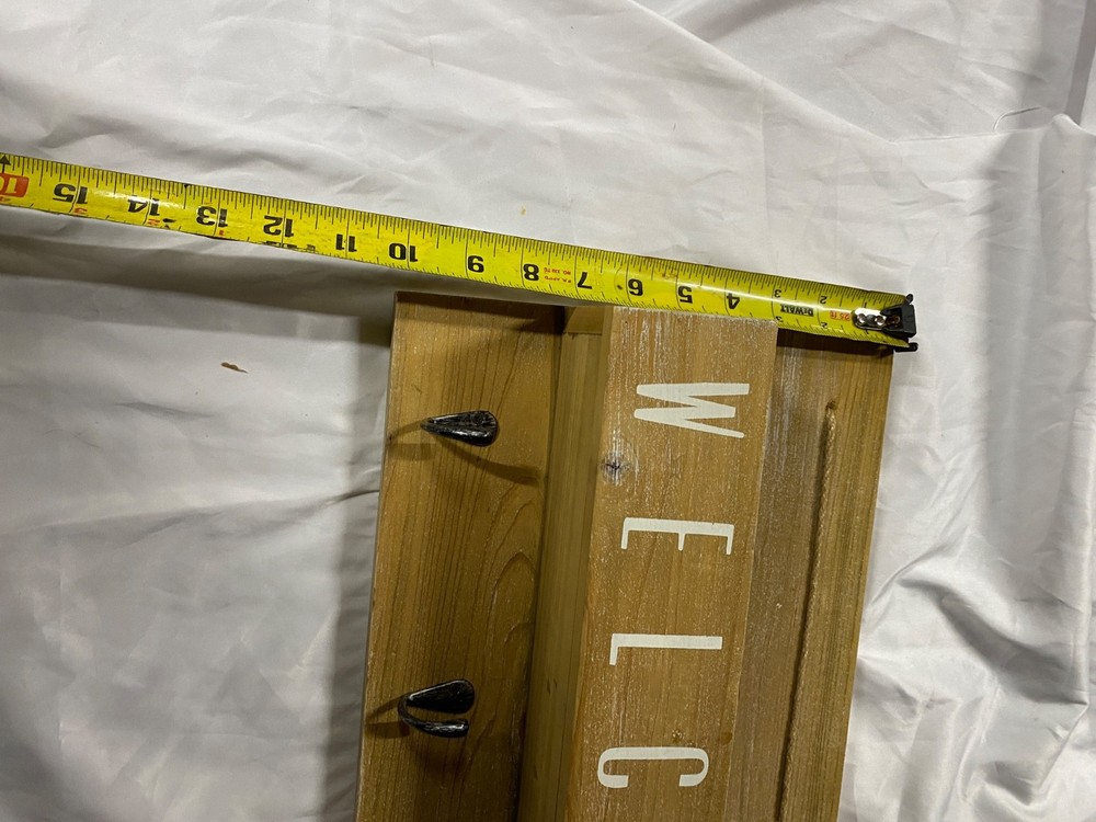 Wall-mounted Key Mail Shelf, Rustic Rack for Keys Letters Bills Coats