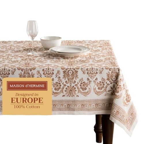 Table Cloth Rectangle Table 100% Cotton 120" x 60" (Rectangular) 05 - Allure