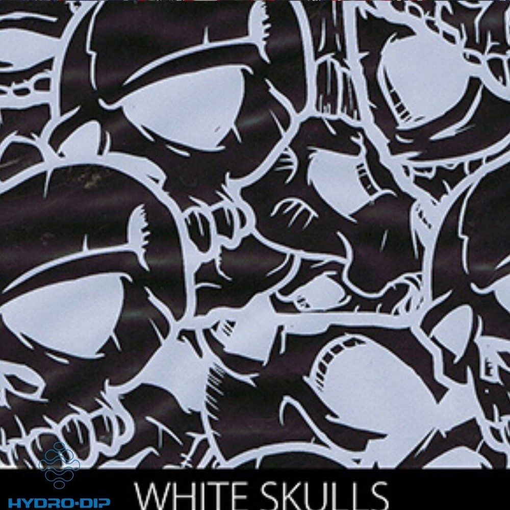 HD-SKL347 White Skulls (100 cm) 3 Meter Accessory Pack
