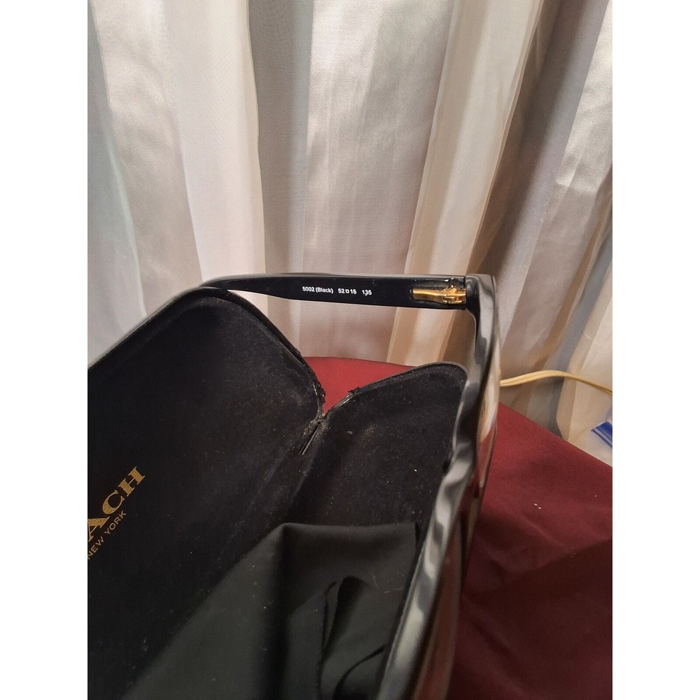 COACH READING GLASSES WITH CASE, BLACK