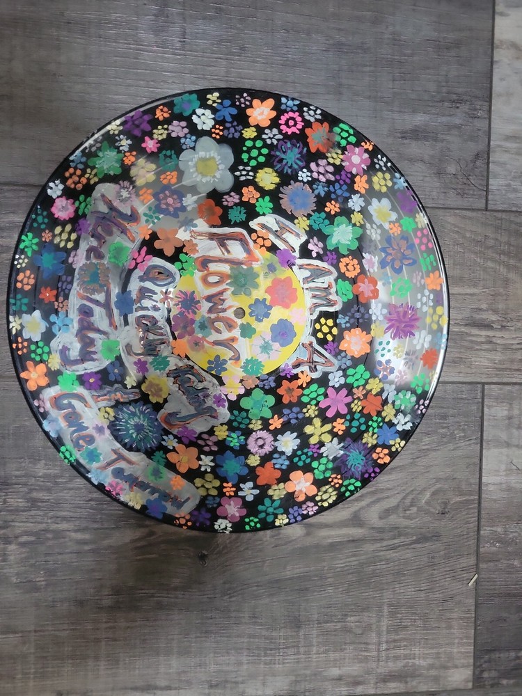 12" Handpainted Vinyl Record