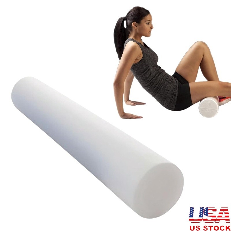 Pro Foam Roller Myofascial Release Deep Tissue Massage Recovery Exercise Tool US
