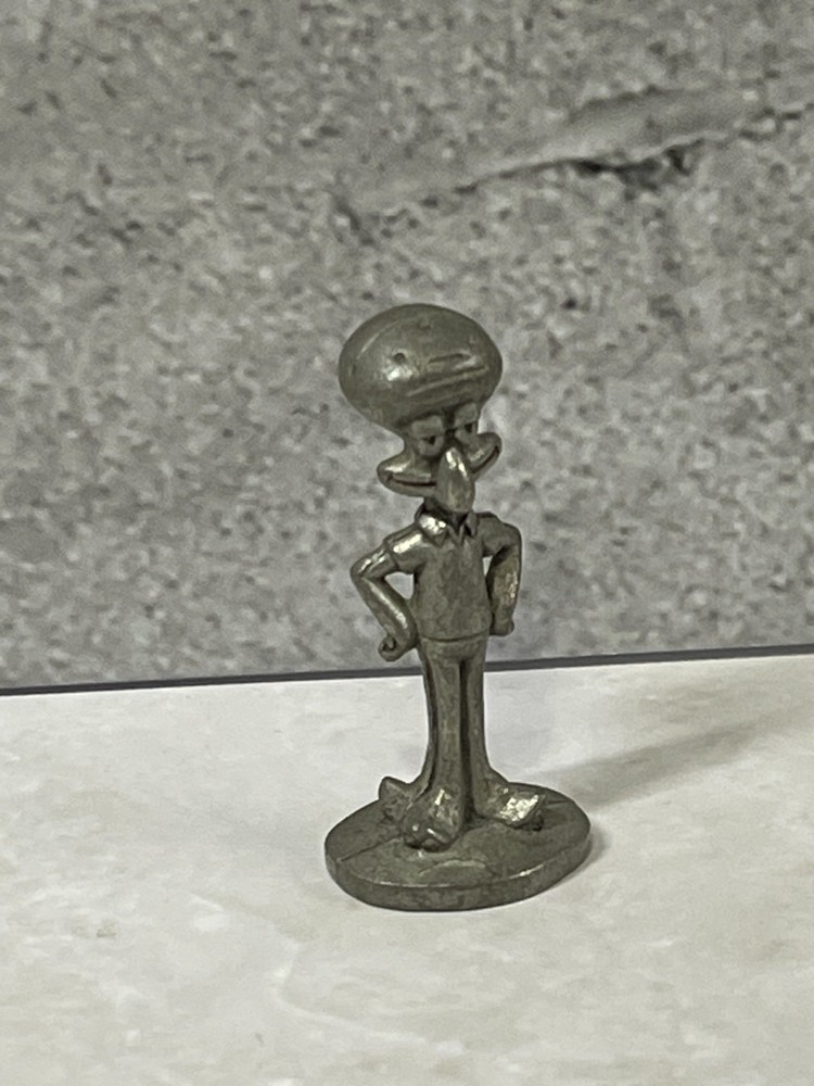 2005 Spongebob Squarepants Monopoly - Replacement Metal Token Squidward