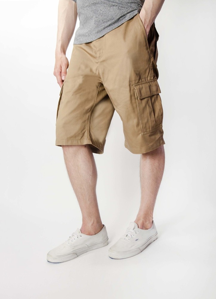 Neo Blue Camel Cargo Shorts 28~44