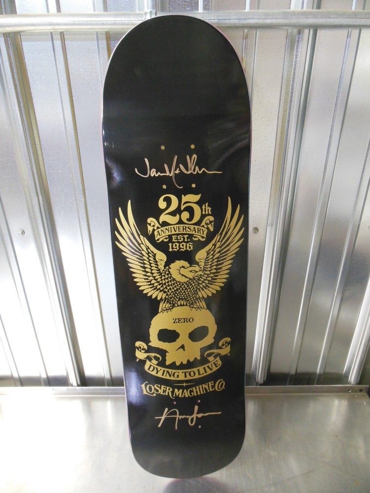 Zero x Loser Machine 25th Deck NEW Signed By Jamie Thomas and Adrian Lopez