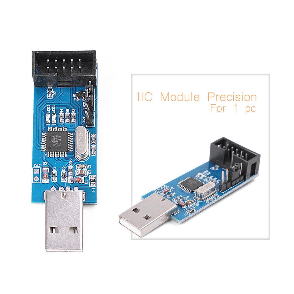 USBASP USBISP AVR Programmer Adapter 10 Pin Cable USB ATMEGA8 ATMEGA128 po