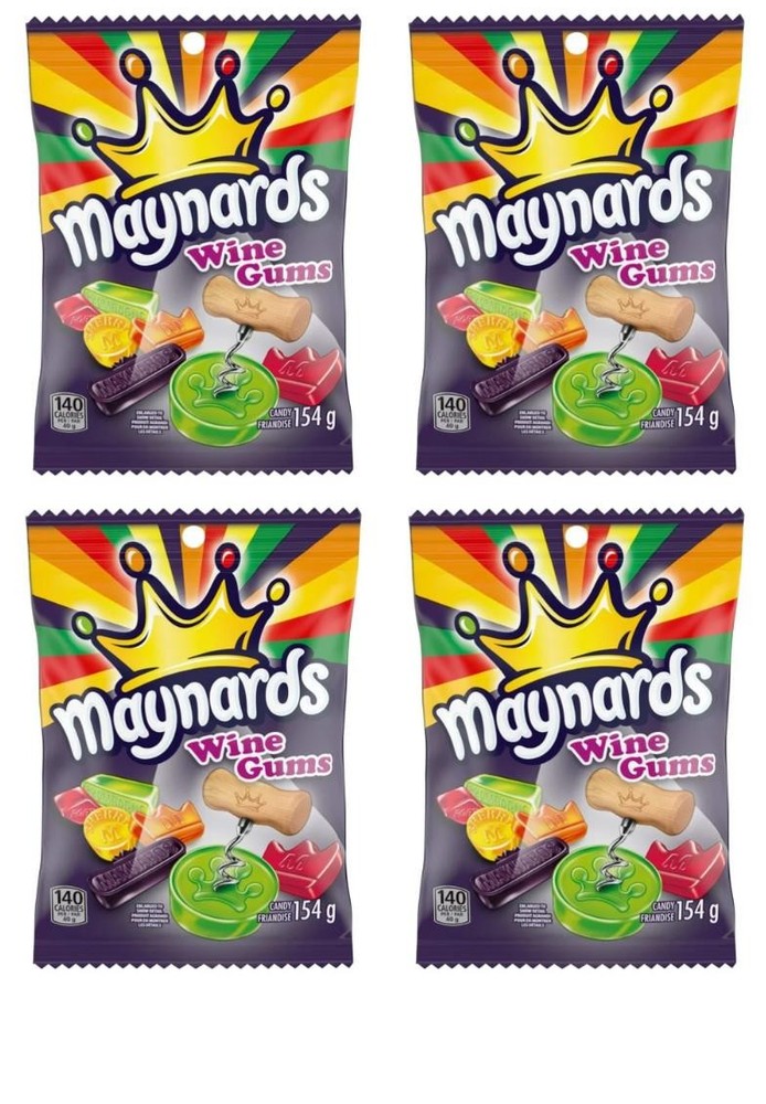 Maynards Wine Gums Gummy Candy, 154g (4 Pack)